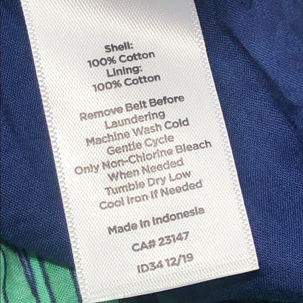 TALBOTS Voile Hibiscus Maxi Dress Cotton Tropical Hawaiian Vacation Size 8 - Picture 8 of 16